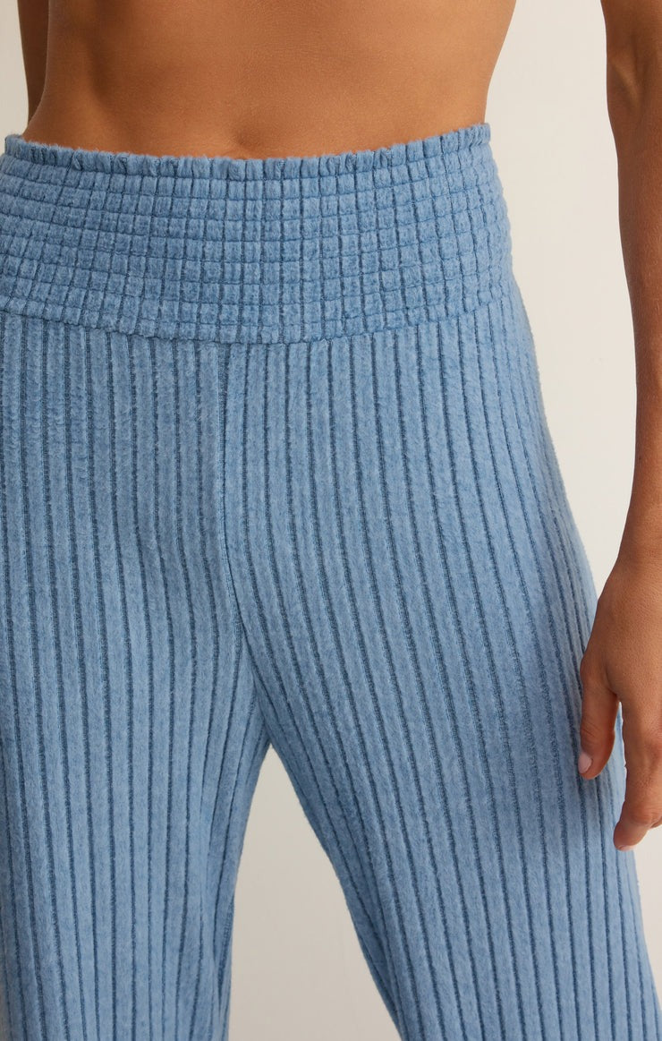 Z Supply Dawn Smocked Silky Ribbed Pant