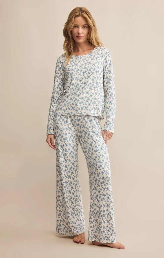 Z Supply Dawn Smocked Ditsy Floral Pant