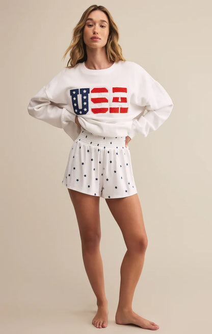 Z Supply Dawn Mini Stars Short