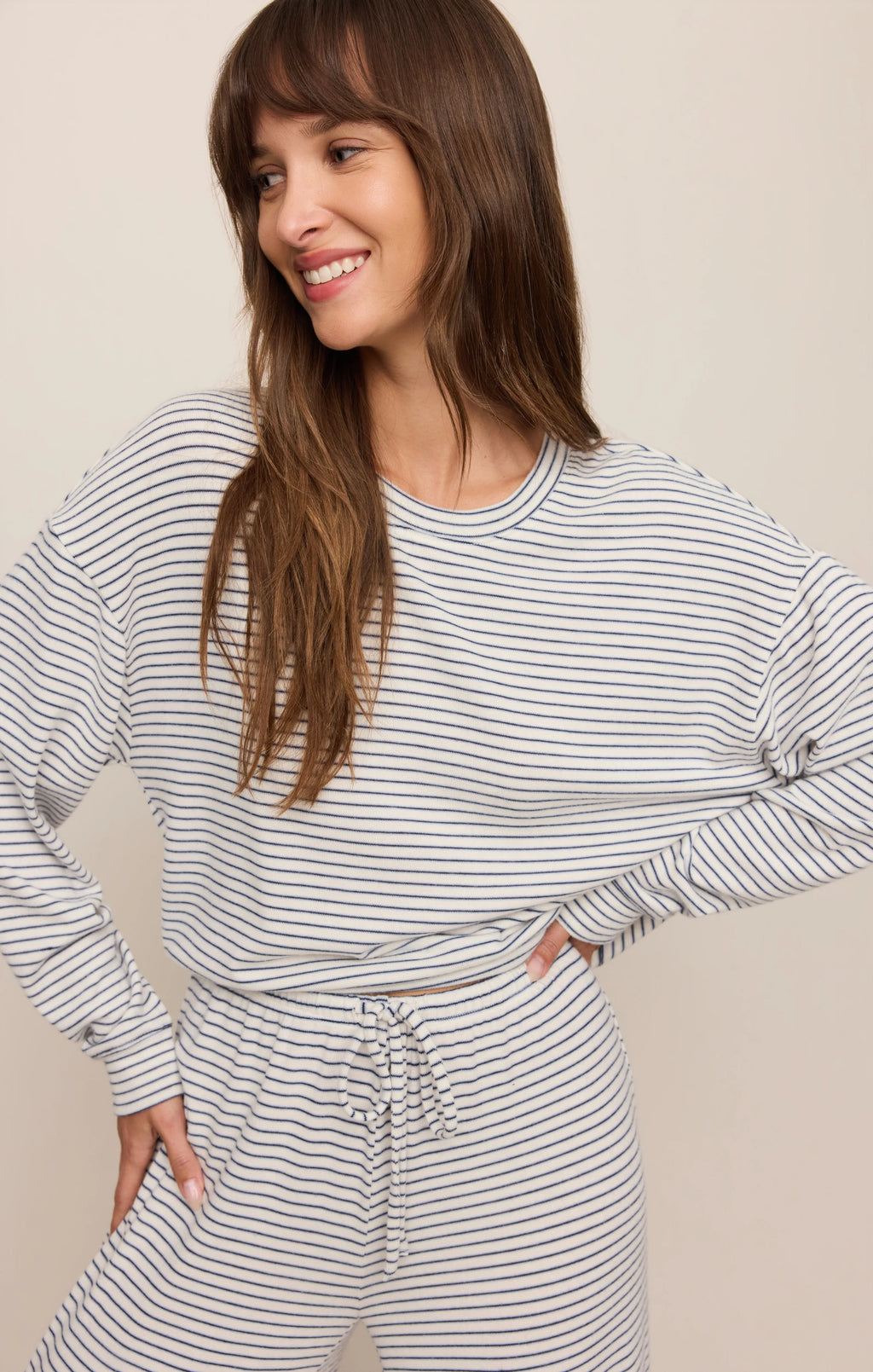 Z Supply Classic Stripe Long Sleeve Top