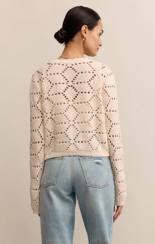 Z Supply Rosalyn Diamond Sweater Cardigan
