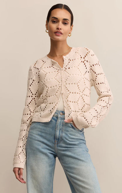 Z Supply Rosalyn Diamond Sweater Cardigan