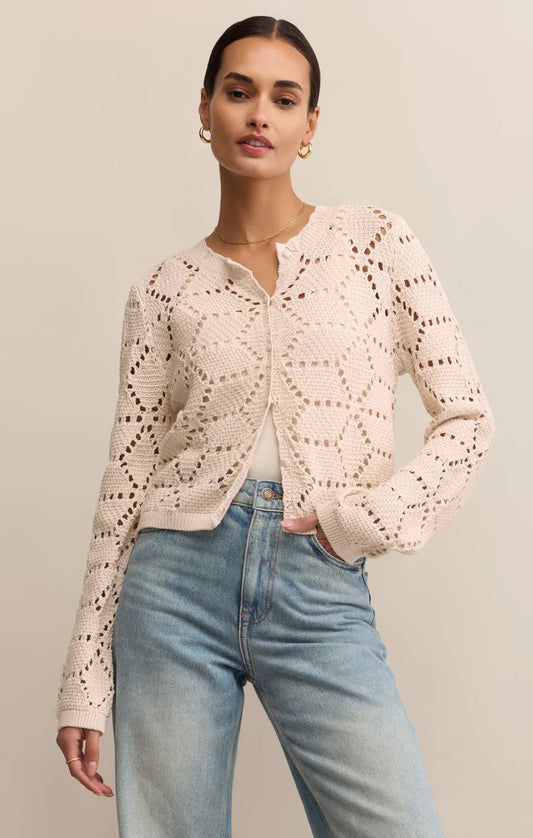 Z Supply Rosalyn Diamond Sweater Cardigan
