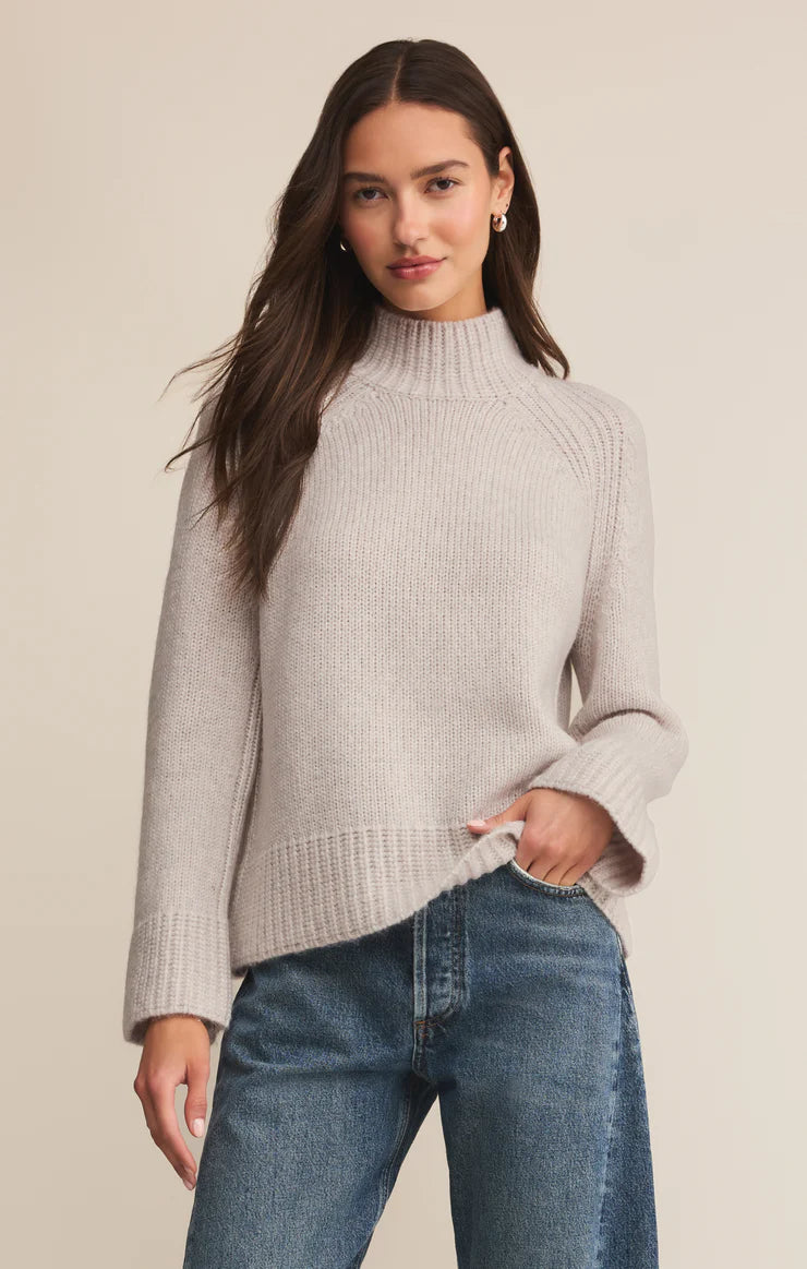 Z Supply Emerge Mock Neck Sweater