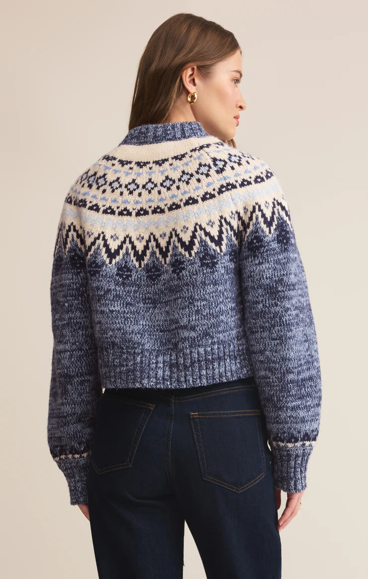 Z Supply North Sea Fair Isle Cardigan