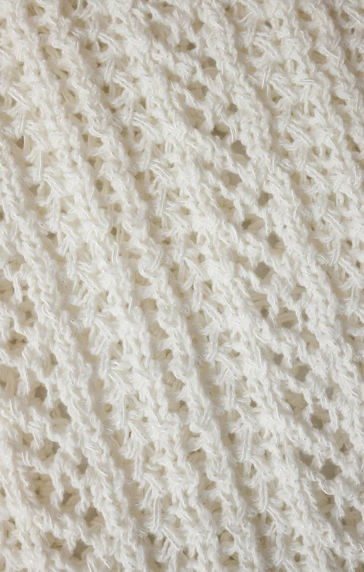 Z Supply Hullen Diamond Crochet Sweater