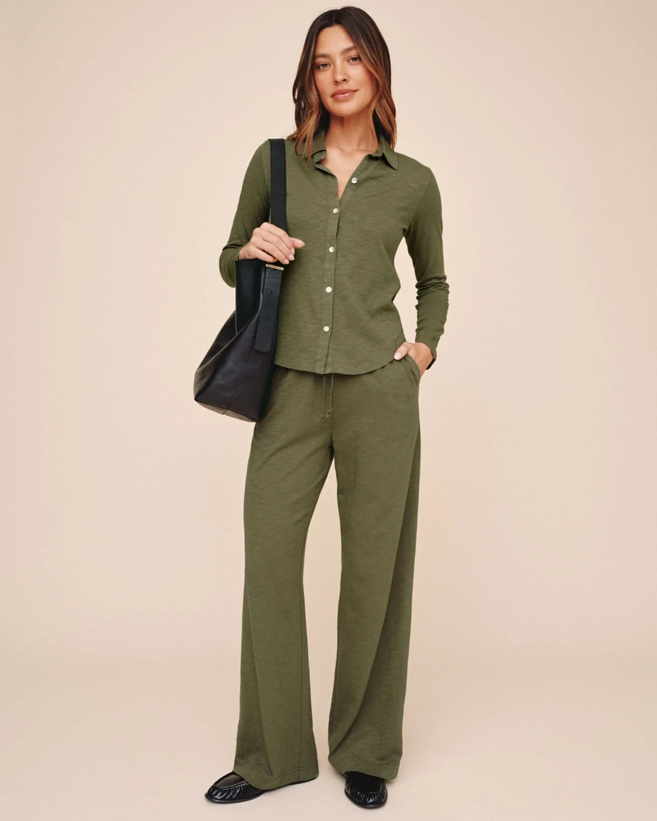 Bella Dahl Button Up Knit Top