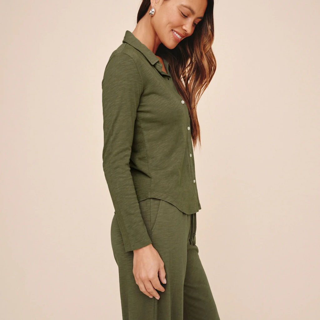 Bella Dahl Button Up Knit Top