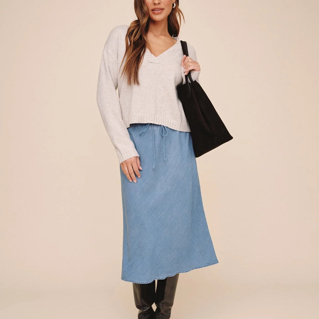 Bella Dahl Bias Skirt With Tie