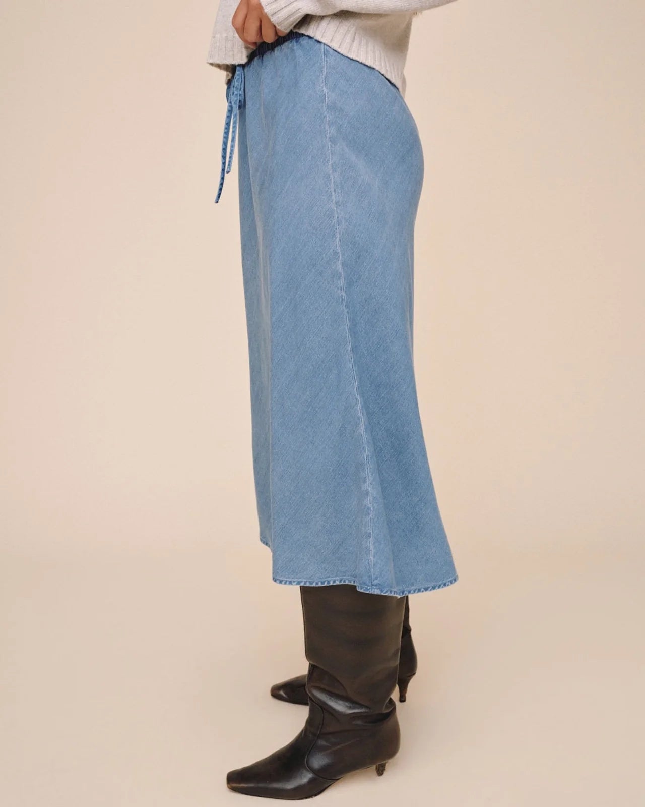 Bella Dahl Bias Skirt With Tie