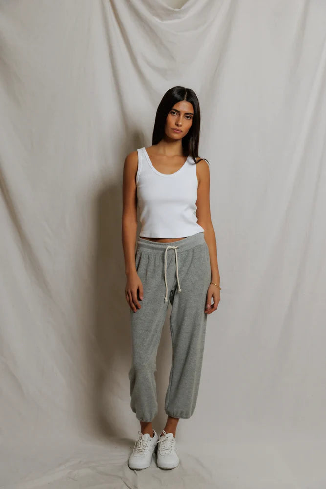 Perfect White Tee Gogo Loop Terry Sweatpant