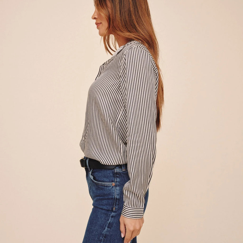 Bella Dahl Vintage Pinstripe Button Down Shirt