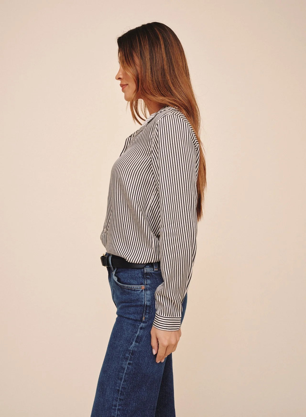 Bella Dahl Vintage Pinstripe Button Down Shirt