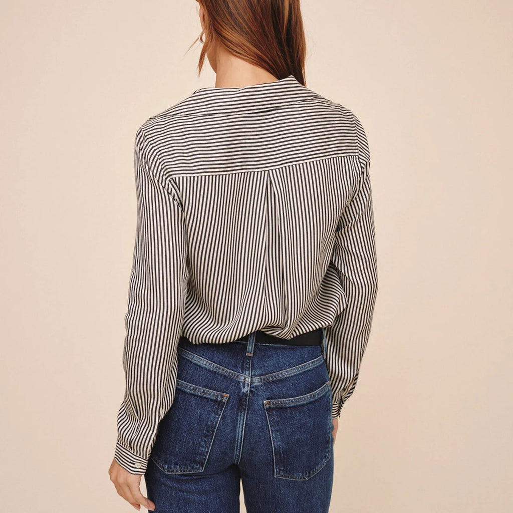 Bella Dahl Vintage Pinstripe Button Down Shirt