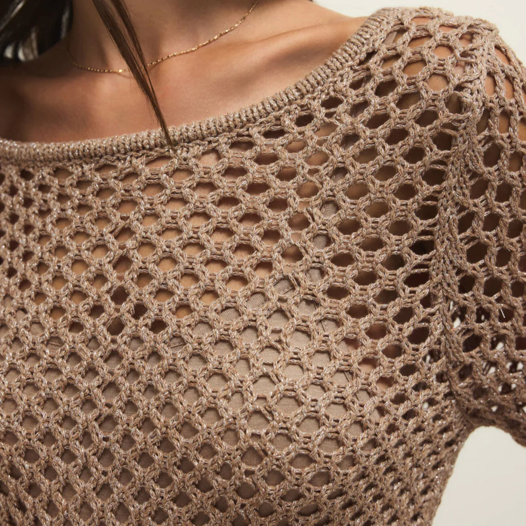 Z Supply Calabria Shimmer Crochet Dress