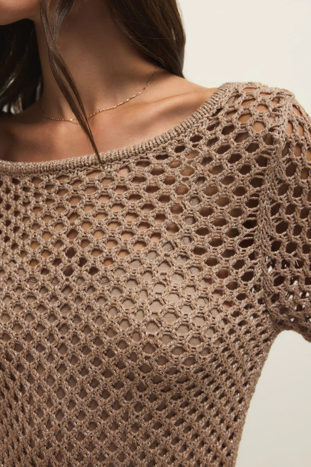 Z Supply Calabria Shimmer Crochet Dress