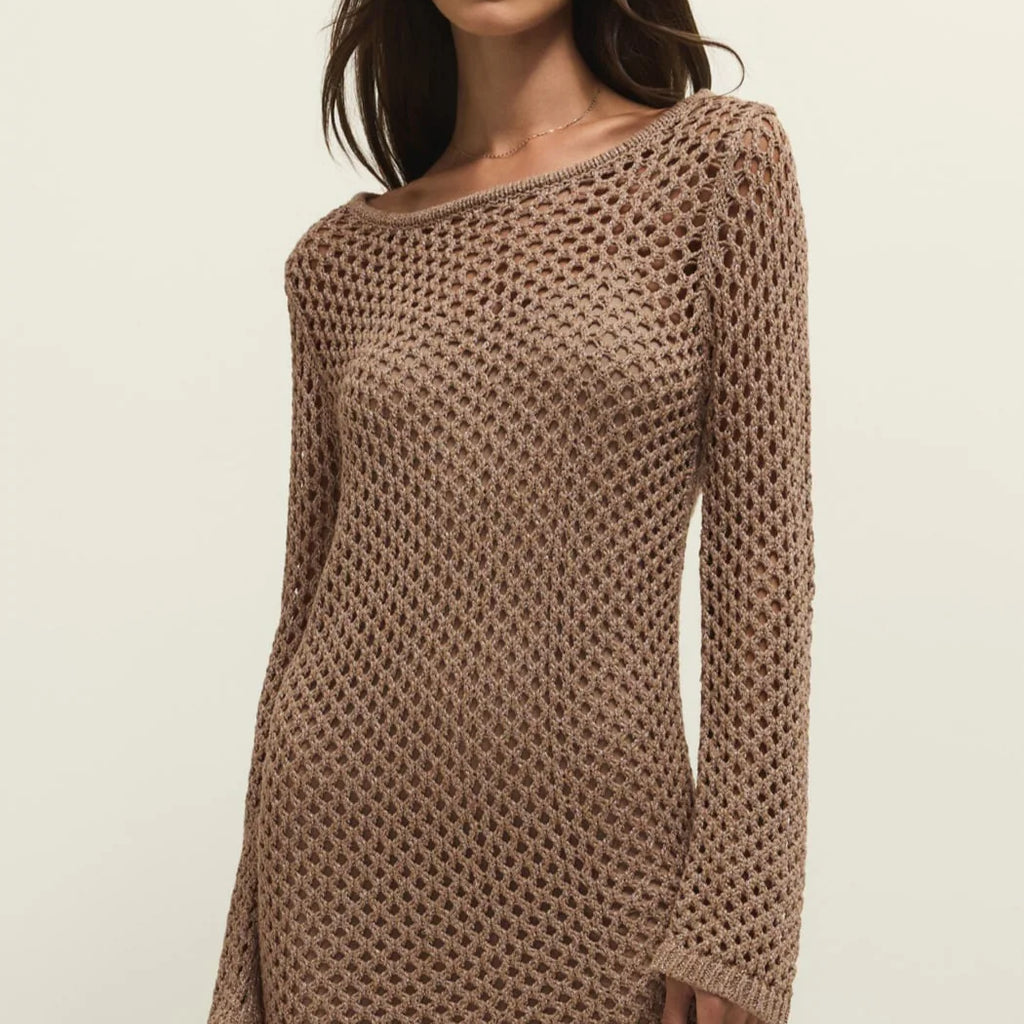 Z Supply Calabria Shimmer Crochet Dress