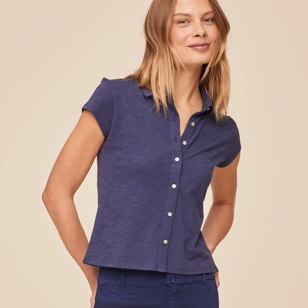 Bella Dahl Cap Sleeve Button Down