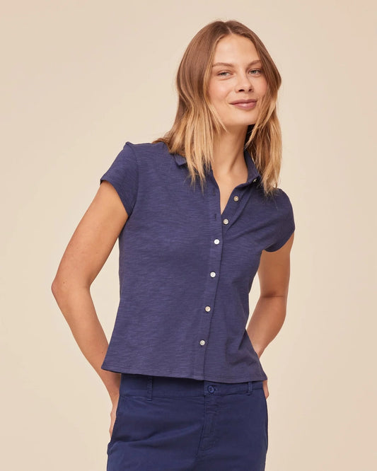 Bella Dahl Cap Sleeve Button Down