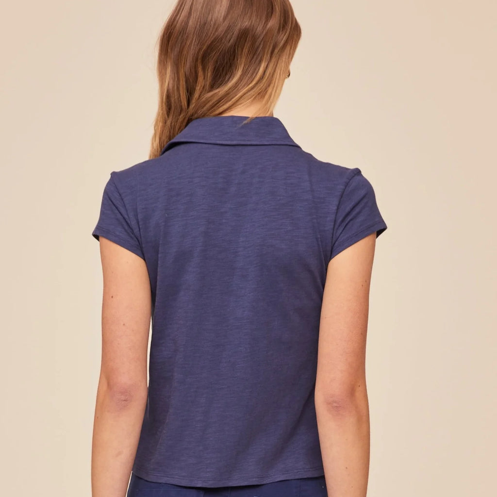 Bella Dahl Cap Sleeve Button Down