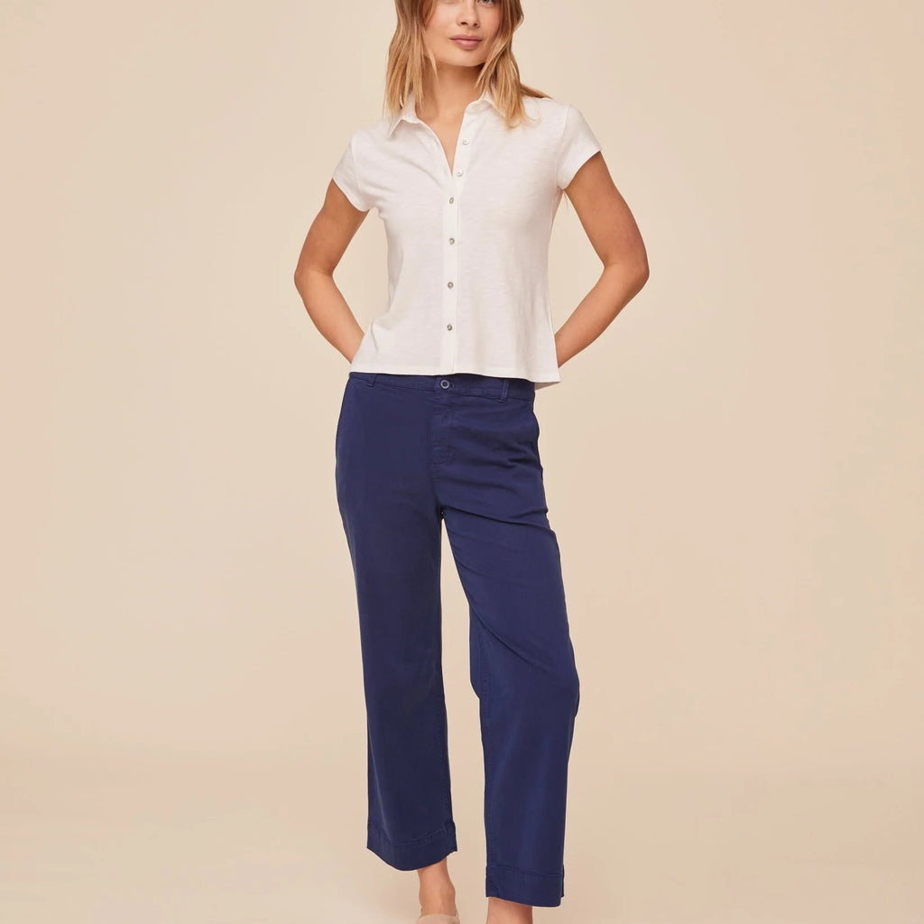 Bella Dahl Cap Sleeve Button Down