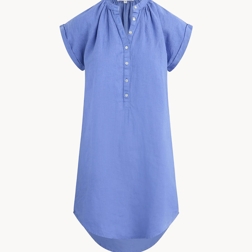 Bella Dahl Cap Sleeve Henley Dress