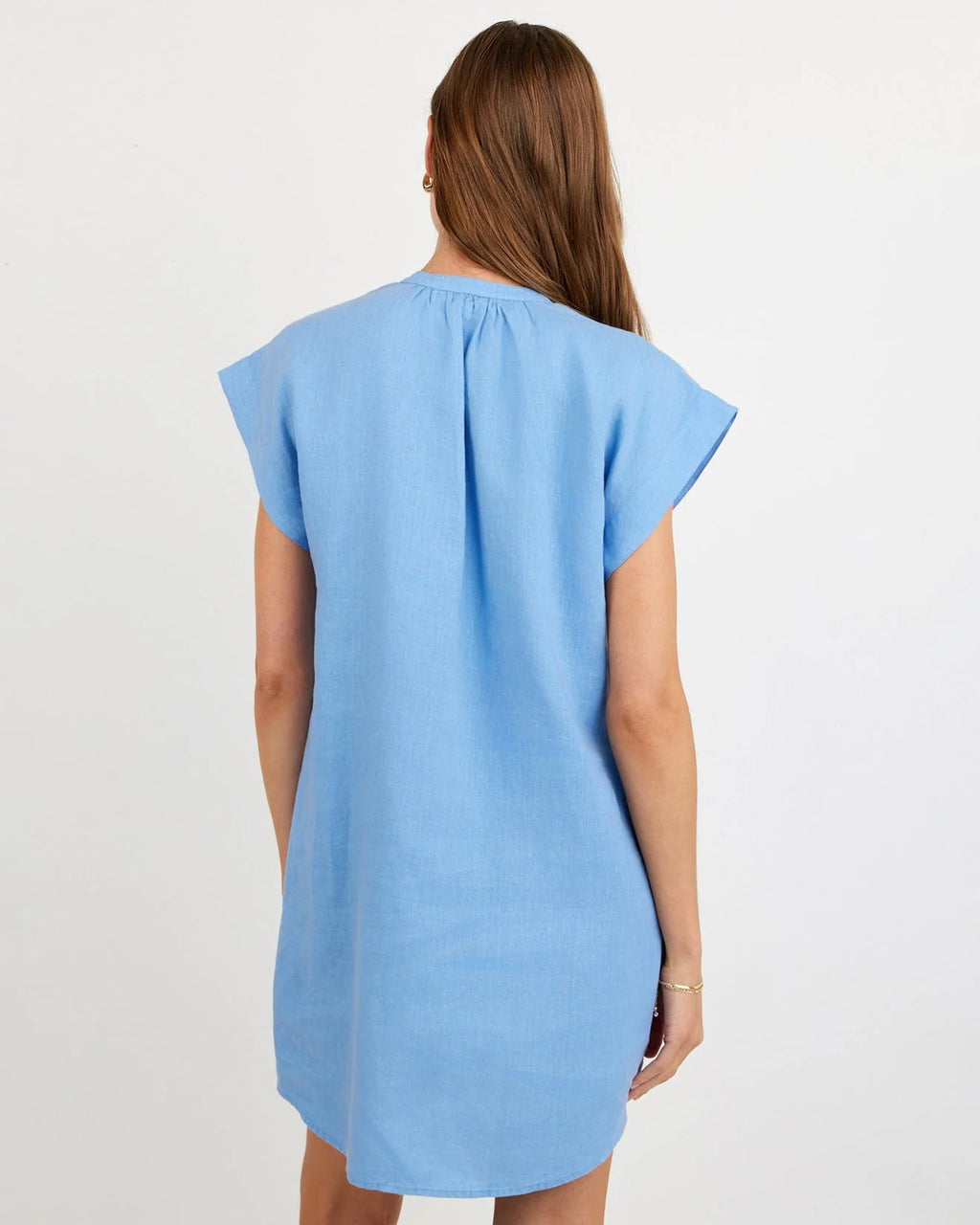 Bella Dahl Cap Sleeve Henley Dress
