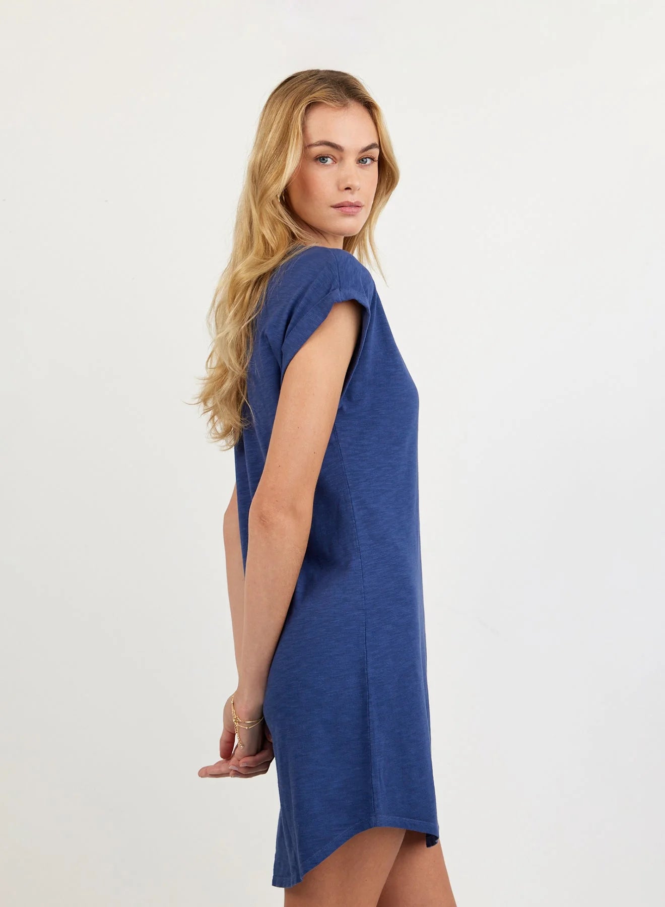 Bella Dahl Cap Sleeve Placket Dress