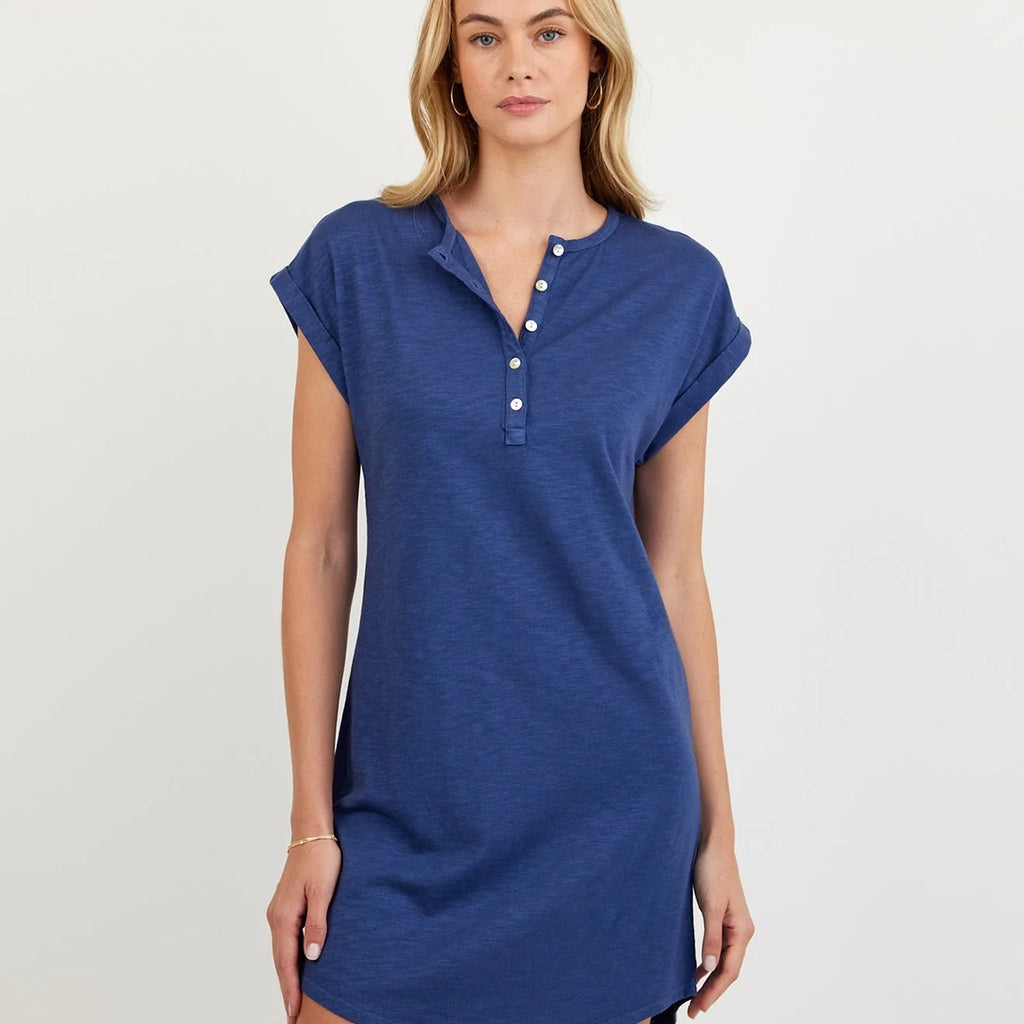 Bella Dahl Cap Sleeve Placket Dress