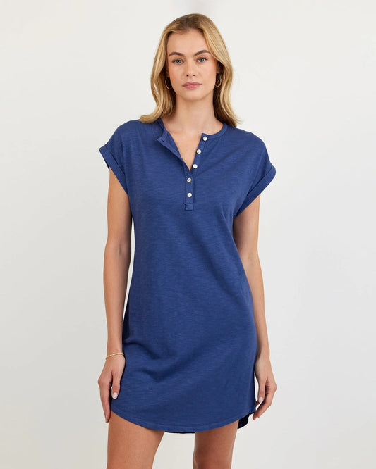 Bella Dahl Cap Sleeve Placket Dress