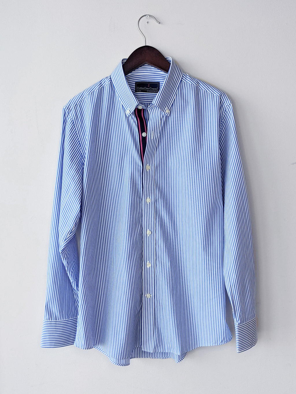Chatham Chino Company Bengal Stripe Grosgrain Shirt