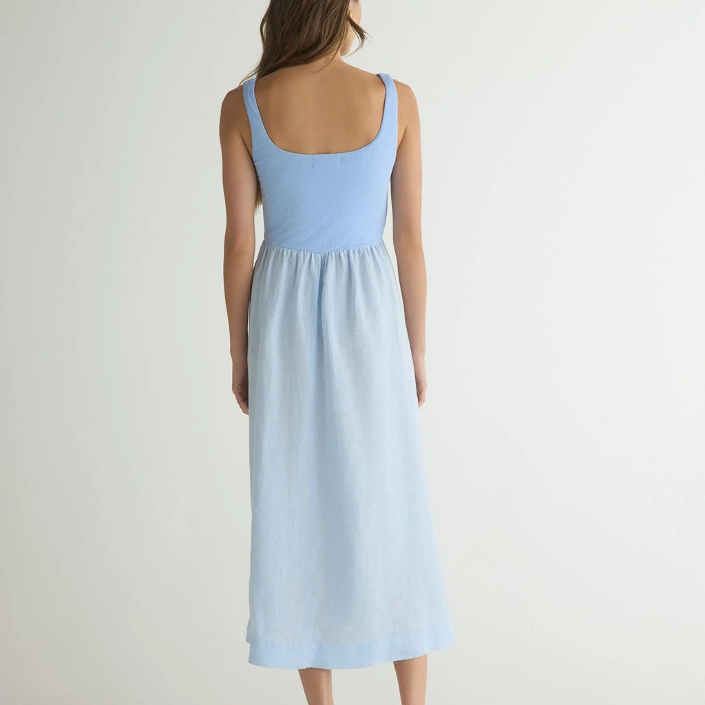 Bella Dahl Sleeveless Knit Combo Dress