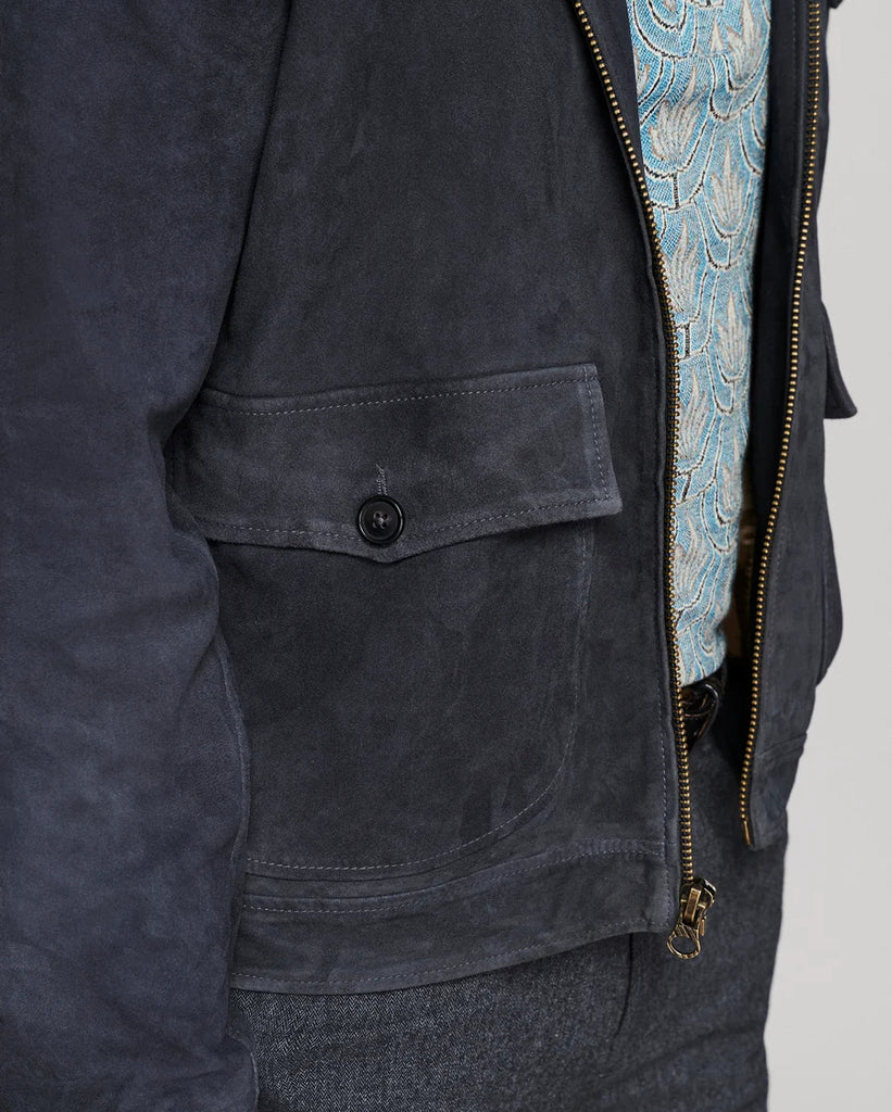 Billy Reid Suede Dutton Jacket