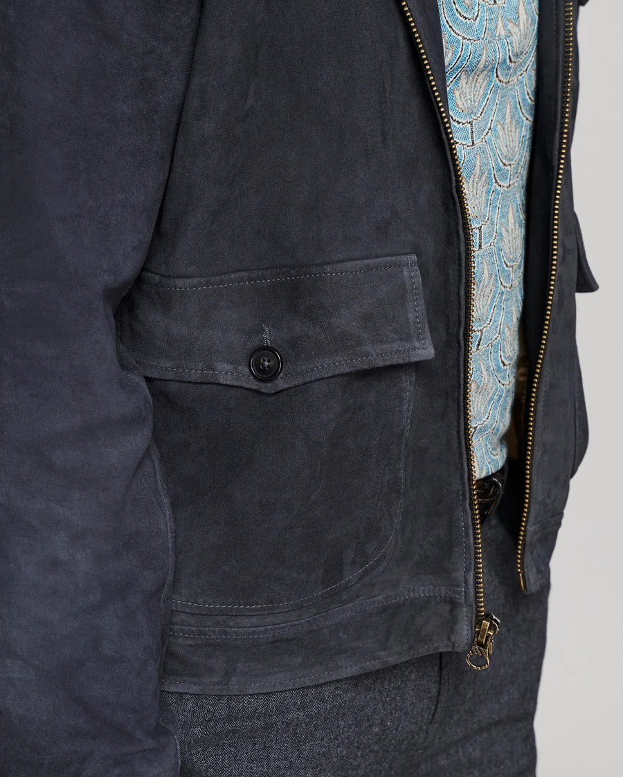 Billy Reid Suede Dutton Jacket