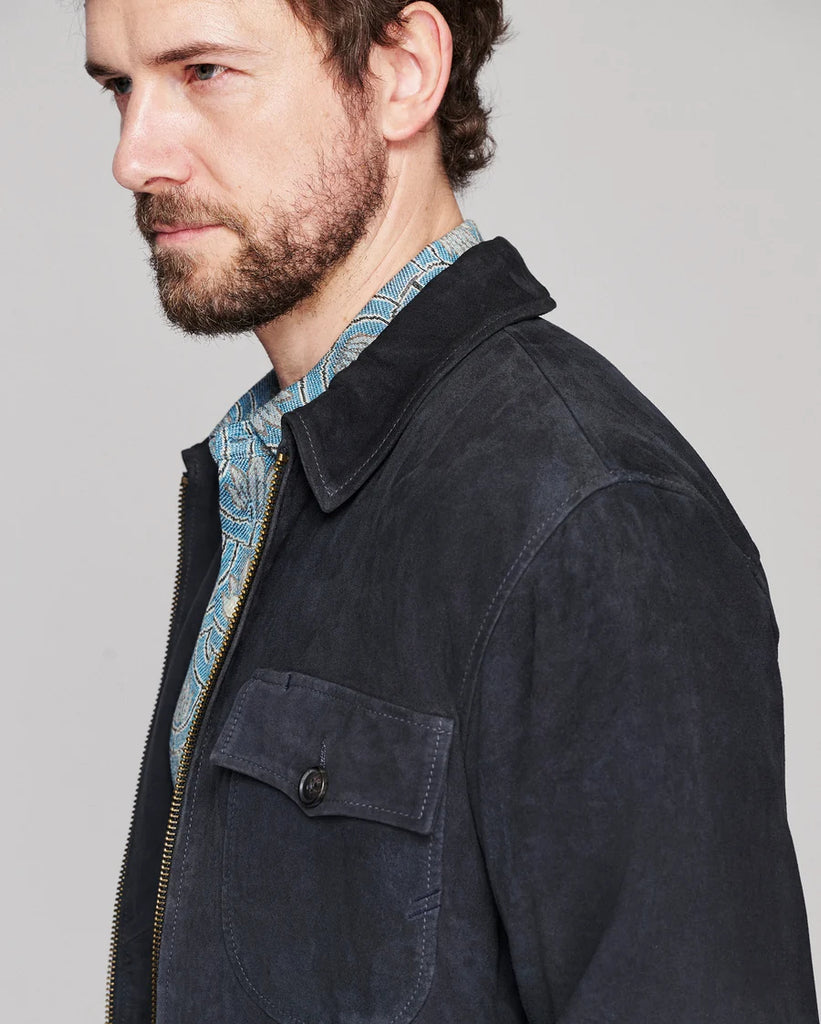 Billy Reid Suede Dutton Jacket