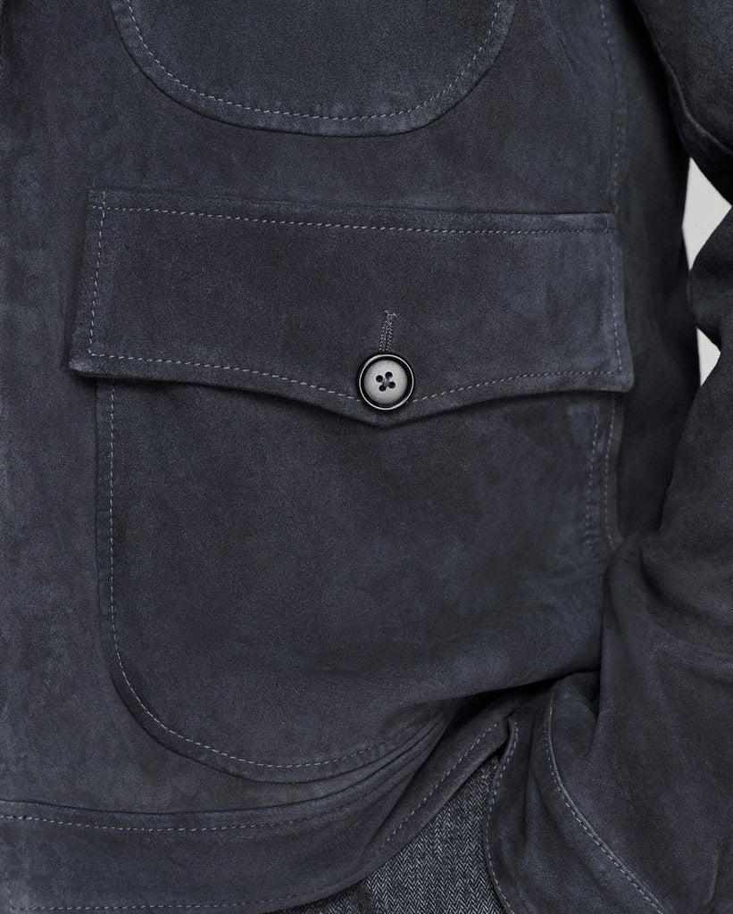 Billy Reid Suede Dutton Jacket