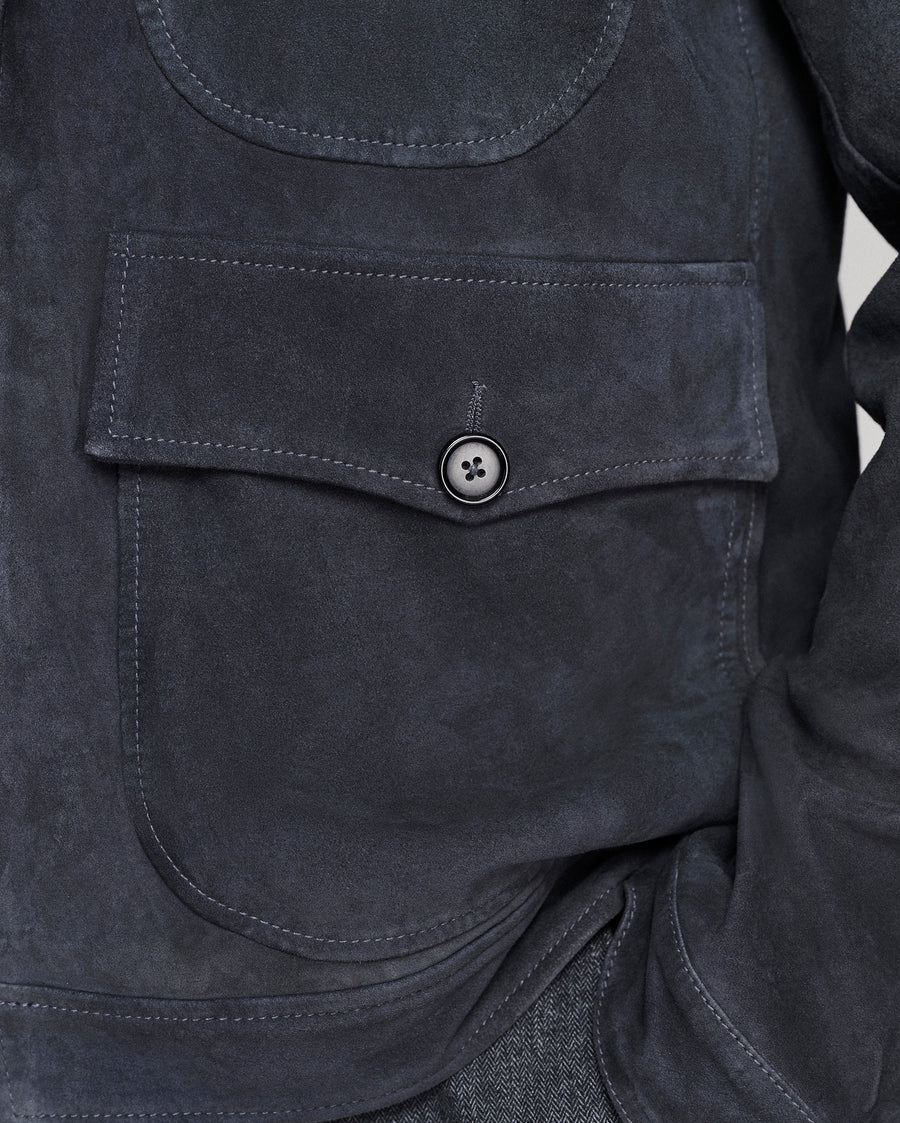Billy Reid Suede Dutton Jacket