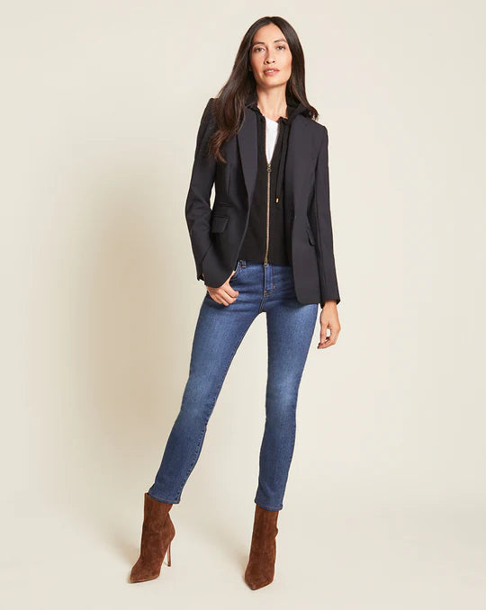 Veronica Beard Cashmere Hoody Dickey