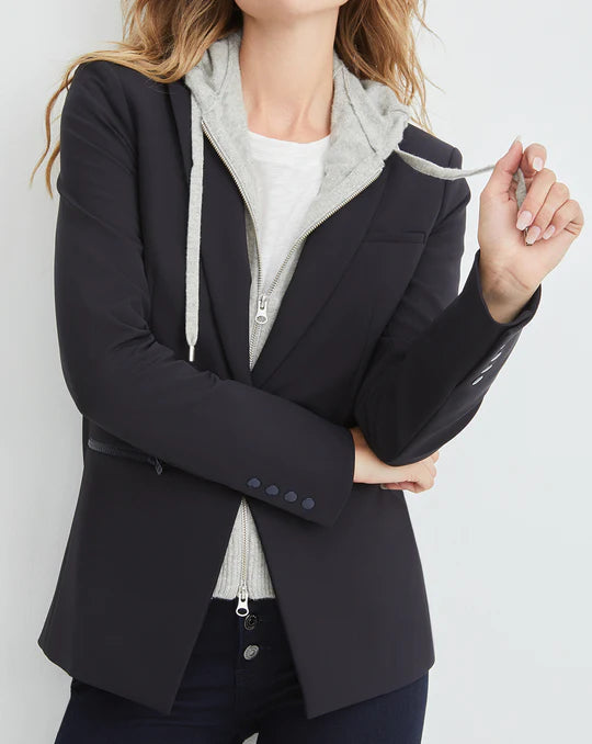 Veronica Beard Cashmere Hoody Dickey