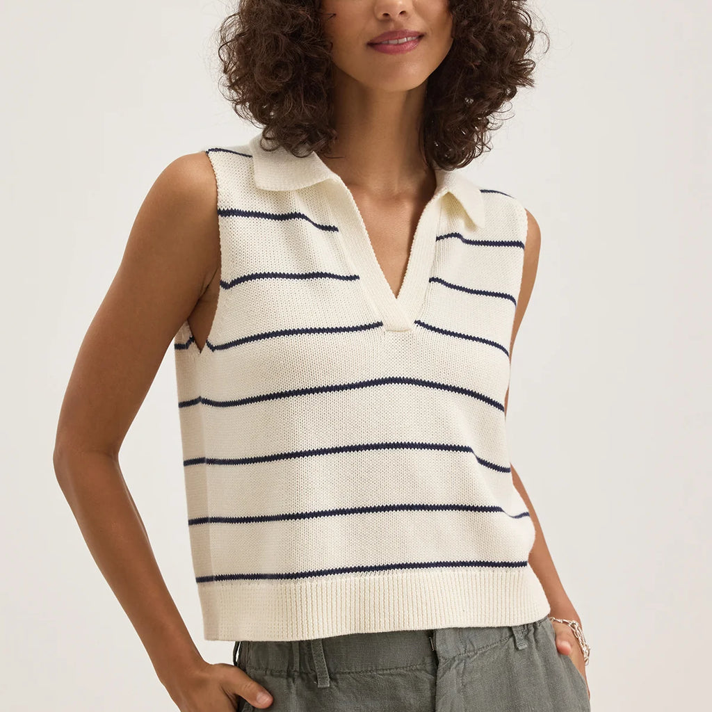 Velvet Nayla Cotton Cashmere Sweater Vest