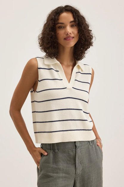 Velvet Nayla Cotton Cashmere Sweater Vest