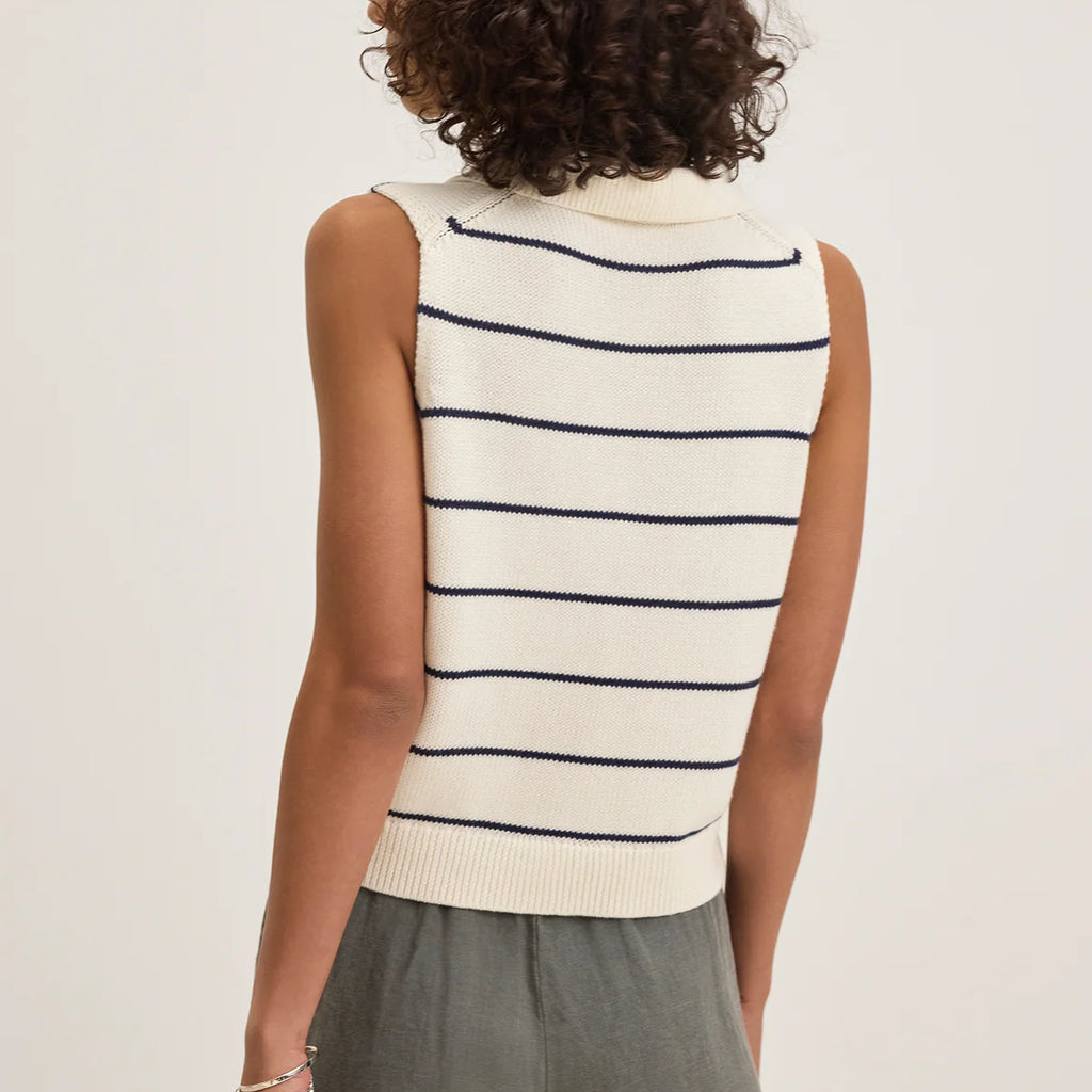 Velvet Nayla Cotton Cashmere Sweater Vest