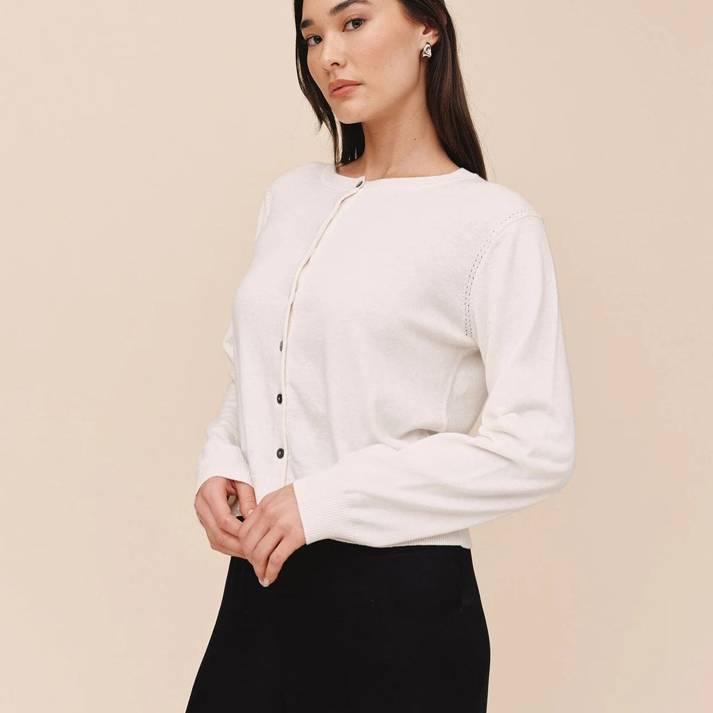 Bella Dahl Crew Neck Cardigan