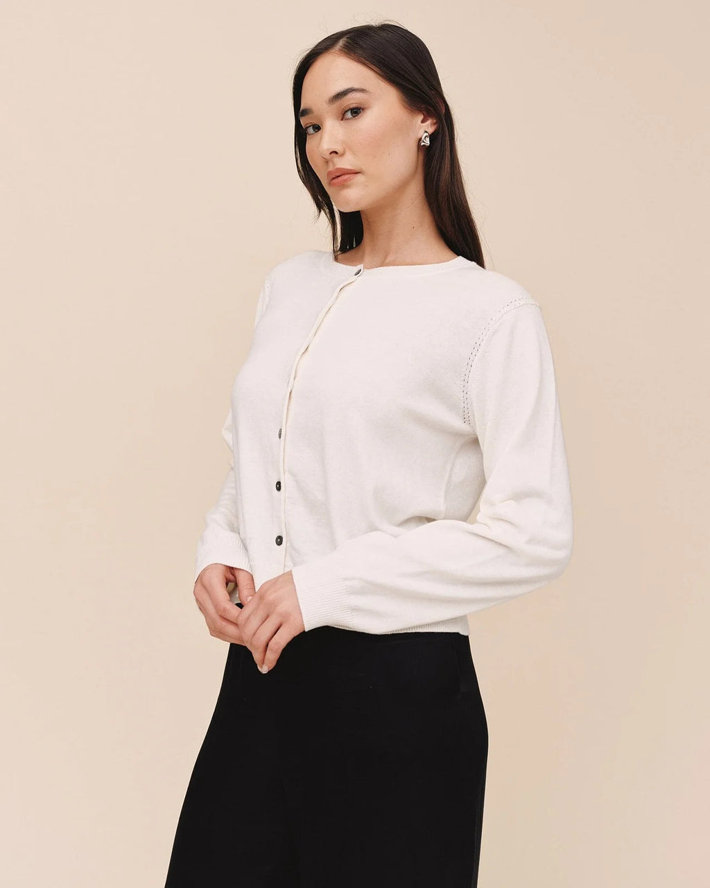 Bella Dahl Crew Neck Cardigan