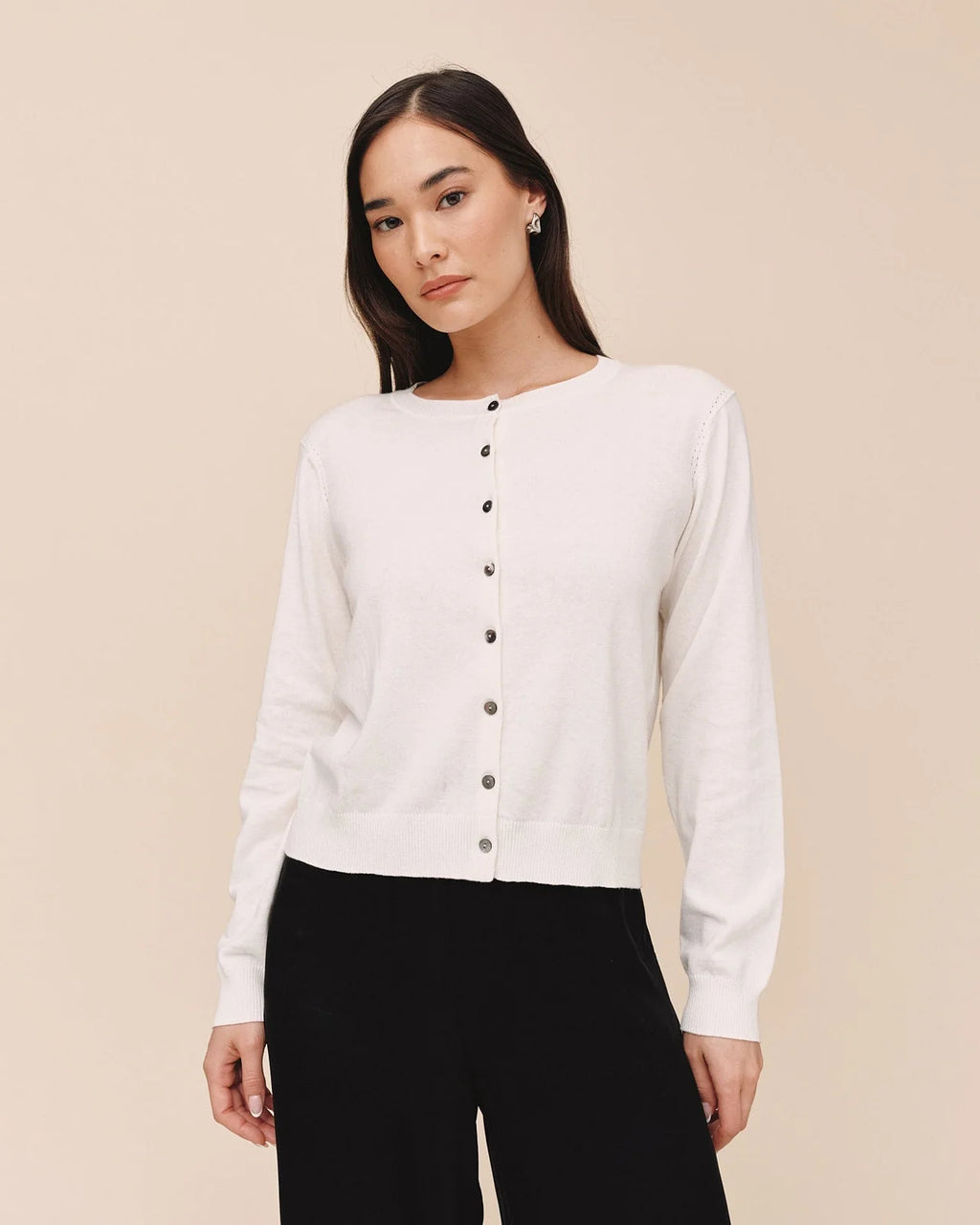 Bella Dahl Crew Neck Cardigan