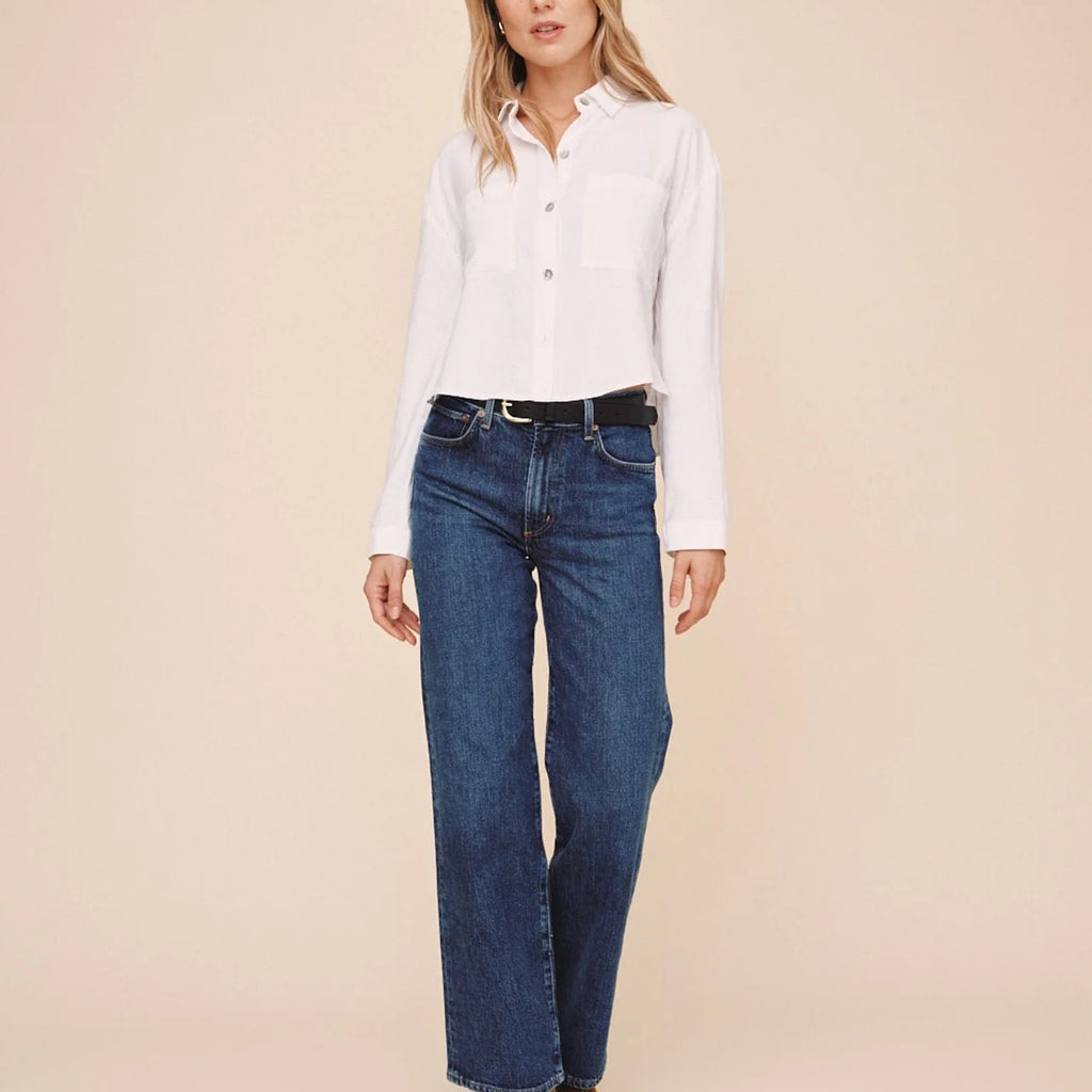 Bella Dahl Cropped Button Down