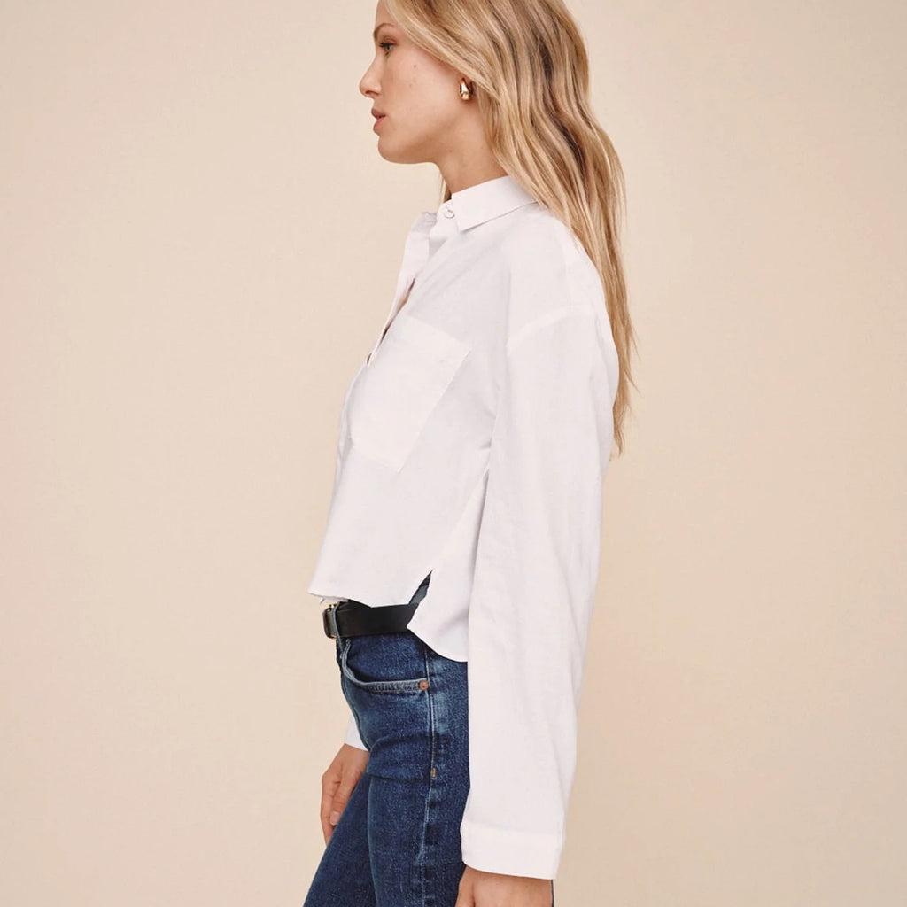 Bella Dahl Cropped Button Down