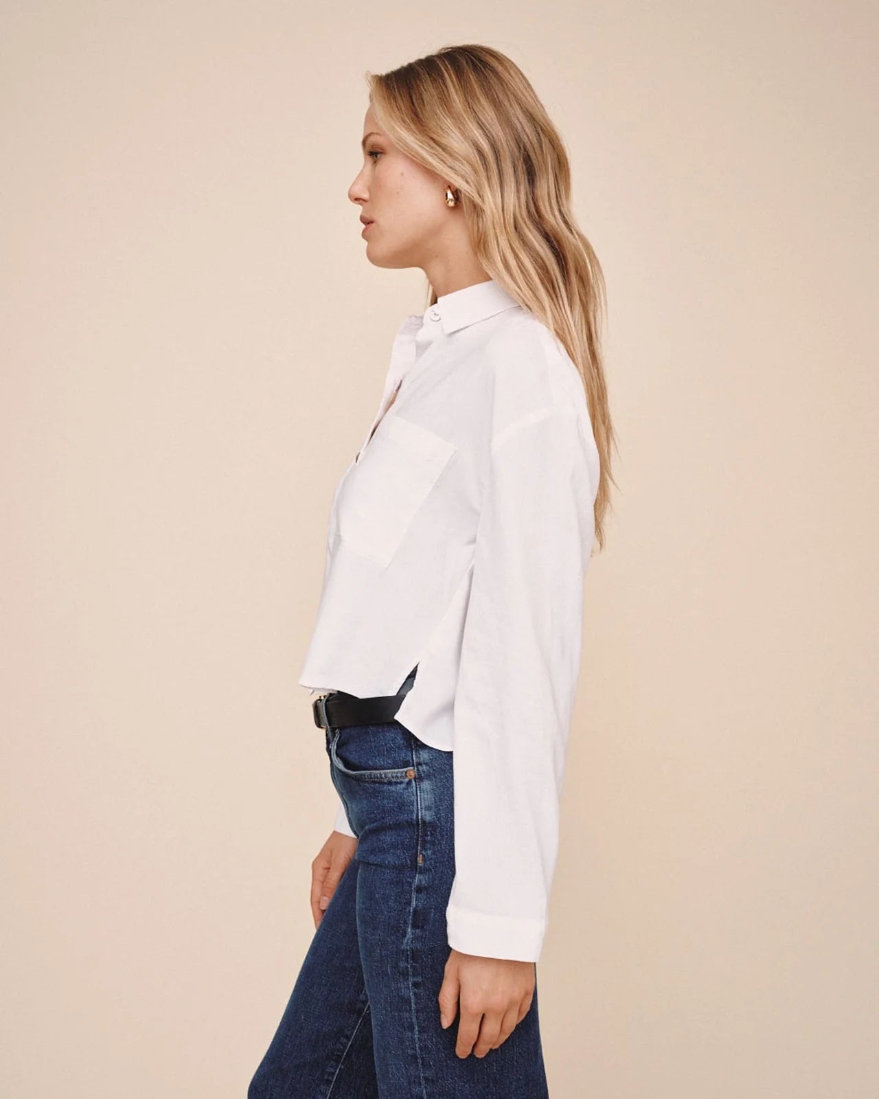 Bella Dahl Cropped Button Down