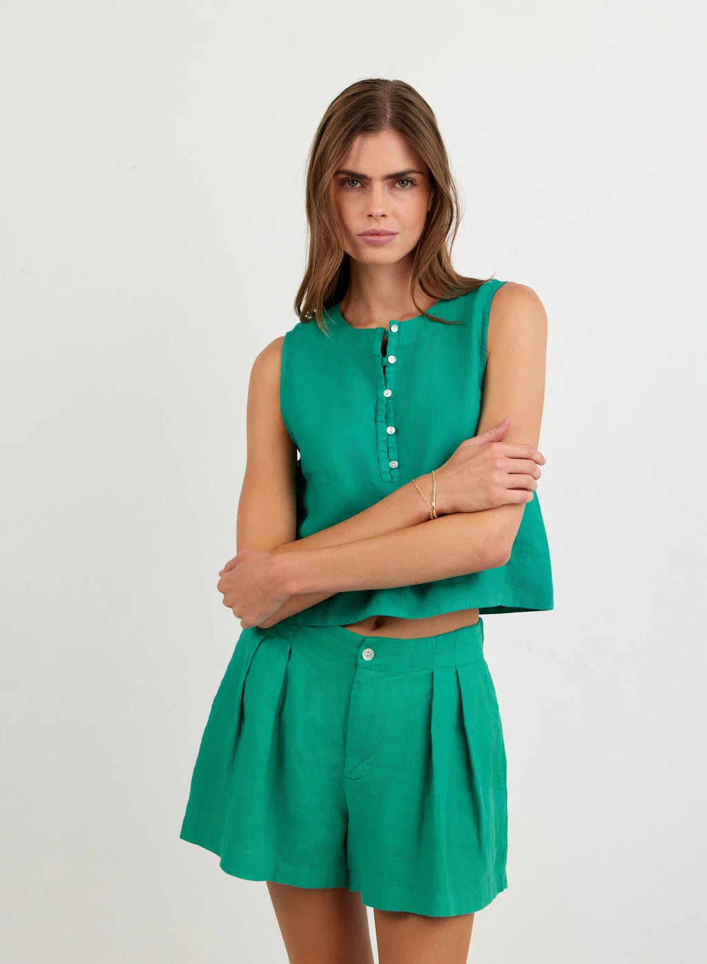 Bella Dahl Double Pleat Short