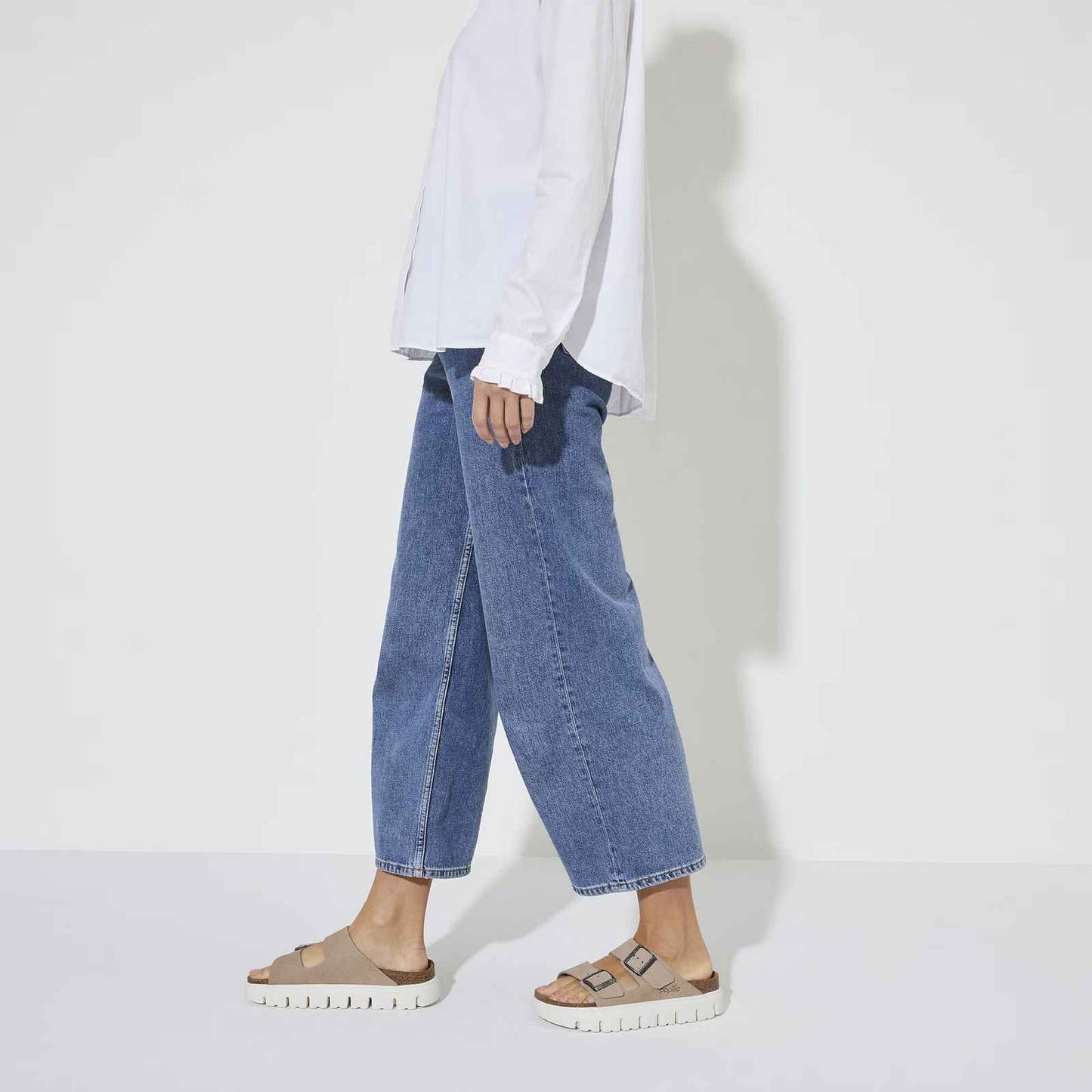 Birkenstock Arizona Chunky Suede Leather Sandal